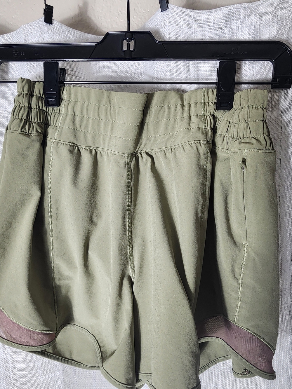 lululemon athletica Olive Active Running Shorts Size 8